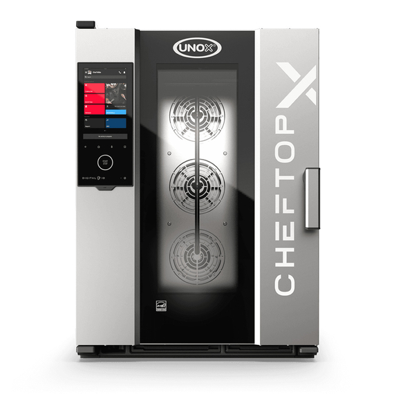 XEDA-1011-EXRS-POE.jpg UNOX CHEFTOP-X XEDA-1011-EXRS-POE Professioneller Countertop-Ofen 10 Einschübe GN 1/1 Elektrisch Türöffnung rechts – Bild 1