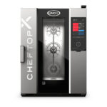 UNOX CHEFTOP-X XEDA-1011-GXLS-ET Professioneller Countertop-Ofen 10 Einschübe GN 1/1 Gas Türöffnung links