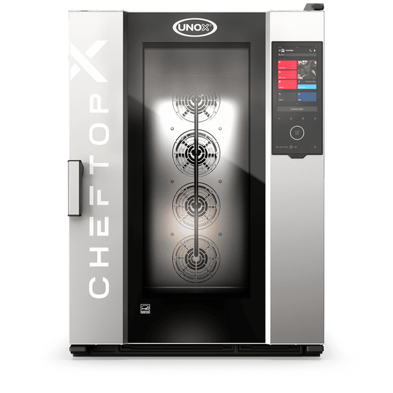 XEDA-1021-EXLS-PO.jpg UNOX CHEFTOP-X XEDA-1021-EXLS-PO Professioneller Countertop-Ofen 10 Einschübe GN 2/1 Elektrisch Türöffnung links – Bild 1