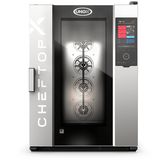 XEDA-1021-EXLS.jpg UNOX CHEFTOP-X XEDA-1021-EXLS Professioneller Countertop-Ofen 10 Einschübe GN 2/1 Elektrisch Türöffnung links – Bild 1