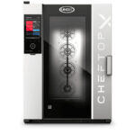 UNOX CHEFTOP-X XEDA-1021-EXRS-ET Professioneller Countertop-Ofen 10 Einschübe GN 2/1 Elektrisch Türöffnung rechts