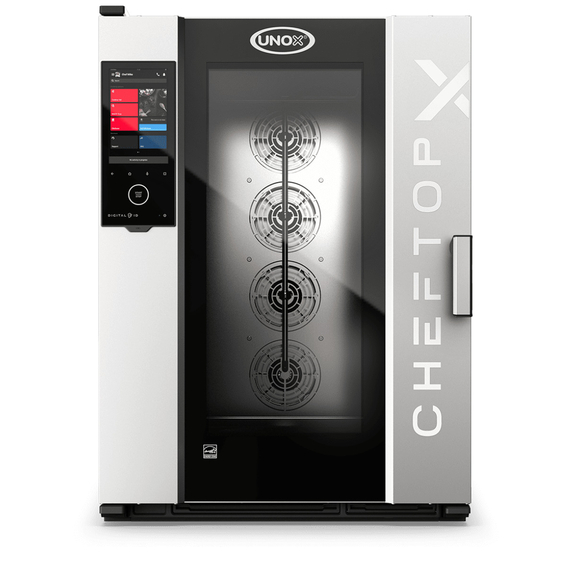 XEDA-1021-EXRS-ET.jpg UNOX CHEFTOP-X XEDA-1021-EXRS-ET Professioneller Countertop-Ofen 10 Einschübe GN 2/1 Elektrisch Türöffnung rechts – Bild 1