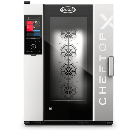 XEDA-1021-EXRS-PO.jpg UNOX CHEFTOP-X XEDA-1021-EXRS-PO Professioneller Countertop-Ofen 10 Einschübe GN 2/1 Elektrisch Türöffnung rechts – Bild 1
