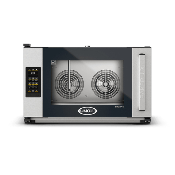 XEFR-04EU-EMRV.jpg UNOX BAKERLUX SHOP.Pro MASTER XEFR-04EU-EMRV Professioneller Konvektomat mit Wasserdampf Rossella.Matic 4 Einschübe 600x400 Elektrisch Türöffnung rechts – Bild 1