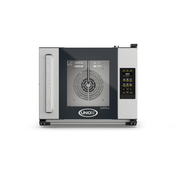 XEFR-04HS-EMLV-MT.jpg UNOX BAKERLUX SHOP.Pro MASTER XEFR-04HS-EMLV-MT Professioneller Konvektomat mit Wasserdampf 4 Einschübe 460x330 Elektrisch Türöffnung links – Bild 1