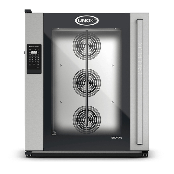 XEFR-10EU-ELRV.jpg UNOX BAKERLUX SHOP.Pro LED XEFR-10EU-ELRV Professioneller Konvektomat mit Wasserdampf Camilla.Matic 10 Einschübe 600x400 Elektrisch Türöffnung rechts – Bild 1
