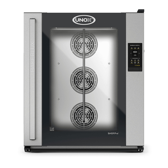 XEFR-10EU-ETLV-MT.jpg UNOX BAKERLUX SHOP.Pro TOUCH XEFR-10EU-ETLV-MT Professioneller Konvektomat mit Wasserdampf 10 Einschübe 600x400 Elektrisch Türöffnung rechts – Bild 1