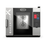 UNOX BAKERTOP-X XELA-05EU-EXLS-POE Professioneller Countertop-Ladenbackofen 5 Einschübe 600x400 Elektrisch Türöffnung links