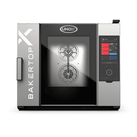 XELA-05EU-EXLS-POE.jpg UNOX BAKERTOP-X XELA-05EU-EXLS-POE Professioneller Countertop-Ladenbackofen 5 Einschübe 600x400 Elektrisch Türöffnung links – Bild 1