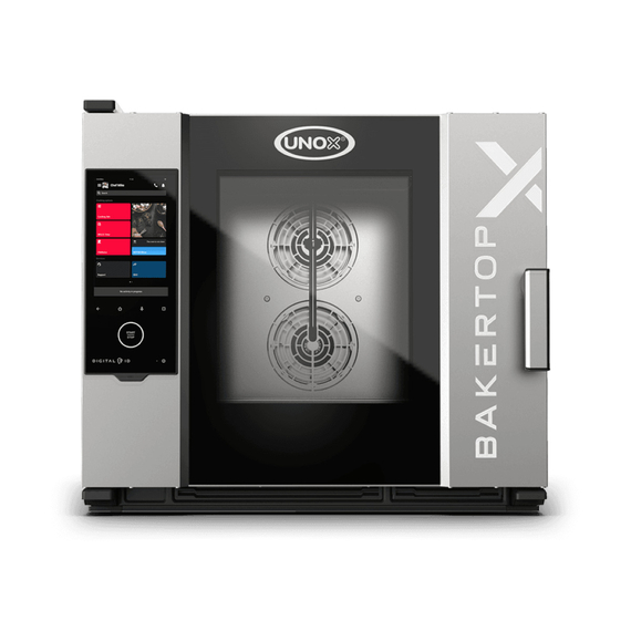 XELA-05EU-EXRS-POE.jpg UNOX BAKERTOP-X XELA-05EU-EXRS-POE Professioneller Countertop-Ladenbackofen 5 Einschübe 600x400 Elektrisch Türöffnung rechts – Bild 1