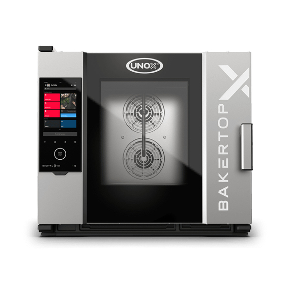 XELA-05EU-EXRS.jpg UNOX BAKERTOP-X XELA-05EU-EXRS Professioneller Countertop-Ladenbackofen 5 Einschübe 600x400 Elektrisch Türöffnung rechts – Bild 1