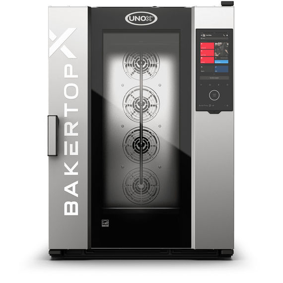 XELA-10EU-EXLS-ET.jpg UNOX BAKERTOP-X XELA-10EU-EXLS-ET Professioneller Countertop-Ladenbackofen 10 Einschübe 600x400 Elektrisch Türöffnung links – Bild 1
