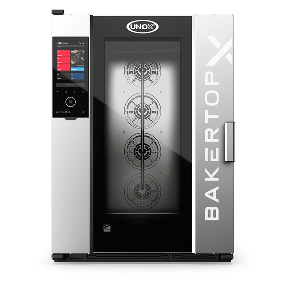 XELA-10EU-EXRS-PO.jpg UNOX BAKERTOP-X XELA-10EU-EXRS-PO Professioneller Countertop-Ladenbackofen 10 Einschübe 600x400 Elektrisch Türöffnung rechts – Bild 1