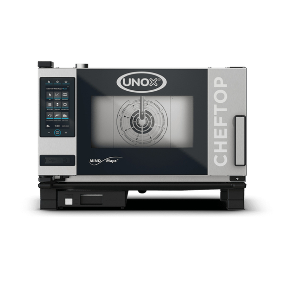 XEVC-0311-EPRM.jpg UNOX CHEFTOP MIND.Maps PLUS XEVC-0311-EPRM Professioneller Countertop-Ofen 3 Einschübe GN 1/1 Elektrisch Türöffnung rechts – Bild 1