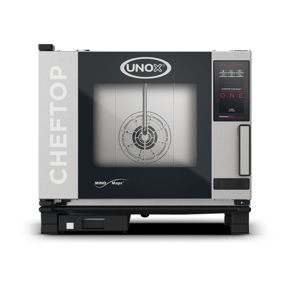 XEVC-0511-E1RM.jpg UNOX CHEFTOP MIND.Maps ONE XEVC-0511-E1RM Professioneller Countertop-Ofen 5 Einschübe GN 1/1 Elektrisch Türöffnung rechts – Bild 1