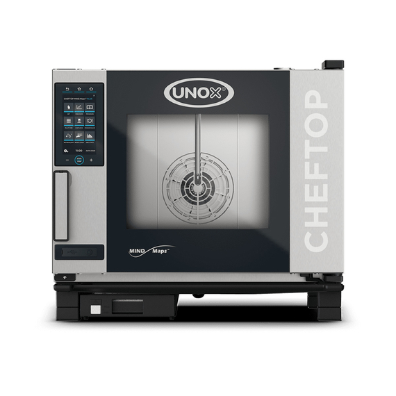 XEVC-0511-EPLM-MS.jpg UNOX CHEFTOP MIND.Maps PLUS XEVC-0511-EPLM-MS Professioneller Countertop-Ofen 5 Einschübe GN 1/1 Elektrisch Türöffnung links – Bild 1