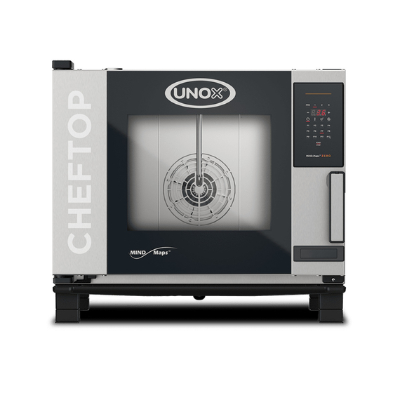 XEVC-0511-EZRM-LP.jpg UNOX CHEFTOP MIND.Maps ZERO XEVC-0511-EZRM-LP Professioneller Konvektomat mit Wasserdampf 5 Einschübe GN 1/1 Elektrisch Türöffnung rechts – Bild 1