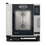 UNOX CHEFTOP MIND.Maps PLUS XEVC-0711-GPRM Professioneller Countertop-Ofen 7 Einschübe GN 1/1 Gas Türöffnung rechts