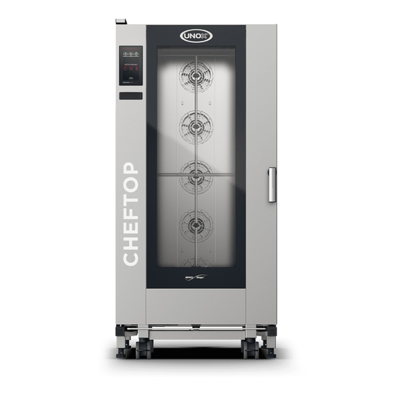 XEVL-2011-E1RS.jpg UNOX CHEFTOP MIND.Maps BIG ONE XEVL-2011-E1RS Professioneller Trolley-Ofen 20 Einschübe GN 1/1 Elektrisch Türöffnung rechts – Bild 1