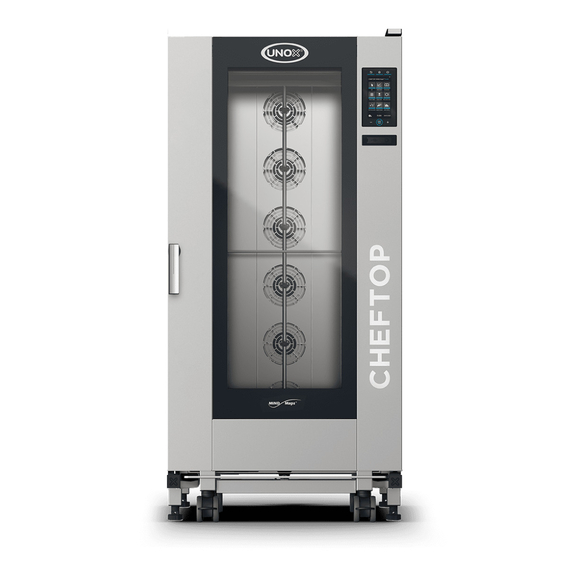 XEVL-2021-DPLS.jpg UNOX CHEFTOP MIND.Maps BIG PLUS XEVL-2021-DPLS Professioneller Trolley-Ofen 20 Einschübe GN 2/1 Elektrisch Türöffnung links – Bild 1