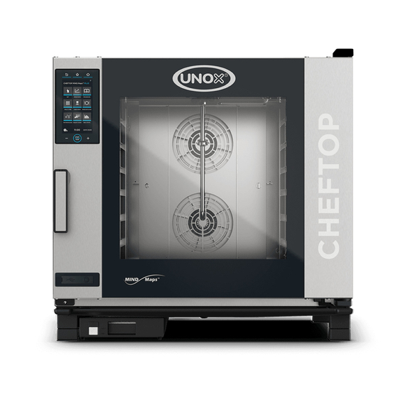 XMVC-0621-HPLM.jpg UNOX CHEFTOP MIND.Maps PLUS XMVC-0621-HPLM Professioneller Countertop-Ofen 6 Einschübe GN 2/1 Elektrisch Türöffnung links – Bild 1