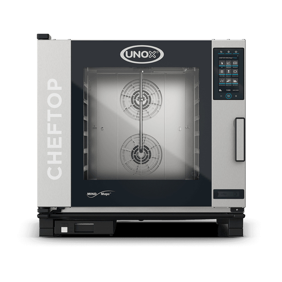 XMVC-0621-HPRM.jpg UNOX CHEFTOP MIND.Maps PLUS XMVC-0621-HPRM Professioneller Countertop-Ofen 6 Einschübe GN 2/1 Elektrisch Türöffnung rechts – Bild 1