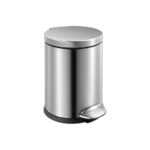 Aliseo Prestige Hygieneeimer - gebürstetes Chrom, 5 Liter