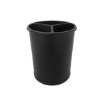 Aliseo Prestige Abfallbehälter - matt schwarz, 3 x 3 Liter