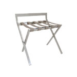 Aliseo Kofferablage - mit Rückenlehne, chrom/beige