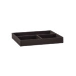 Aliseo Londoner Utensilienbox - 3 Fächer, taupe