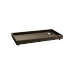 Aliseo Londoner kleines Tablett mit Loch - taupe