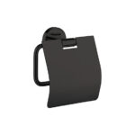 Aliseo Nexxus - Papierrollenhalter mit Deckel, schwarz