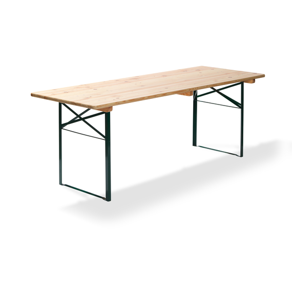 beertable_30050-30070-30080_shadow_hr_1_yl2e-xq.jpg Feros Fiesta - Biertisch - 220x80x78 cm, Grün/Holz – Bild 1