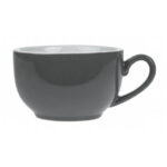 Olympia Cafe Kaffeetassen grau 22,8cl (12 Stück)