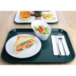 Olympia Kristallon Fast-Food-Tablett grün 45 x 35cm – Bild 5