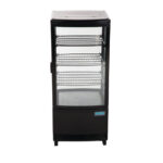 Polar C-Serie Energieeffizienter Kühlschrank mit gebogener Tür Schwarz 86Ltr – Bild 3