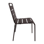 Bolero Bistrostühle Stahl schwarz (4 Stück) – Bild 3