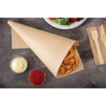 Vegware Kompostierbares Pergamentpapier ungebleicht 38 x 27,5cm (500 Stück) – Bild 3