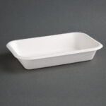 Fiesta Compostable kompostierbare Menüschalen aus Bagasse 68cl (50 Stück) – Bild 4
