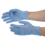 Nisbets Essentials Puderfreie TPE-Handschuhe Blau XL (200 Stück) – Bild 5