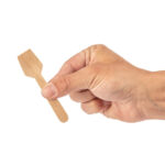 Fiesta Compostable Eislöffel aus Holz Biologisch abbaubar 9,6cm (100 Stück) – Bild 7