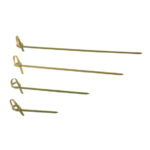 Sier Einweg-Knotenpicker Bambus 100mm (250 Stück) – Bild 2