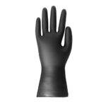 Hygiplas Vinyl Schwarzer, puderfreier Handschuh S ¿ Packung mit 100 Stück
