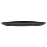 Cambro Camtread Großes Fiberglas-Ovaltablett mit rutschfester Oberfläche Schwarz 600mm – Bild 5