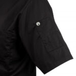 Chefs Works Montreal Cool Vent Unisex Kurzarm-Kochjacke Schwarz S – Bild 9