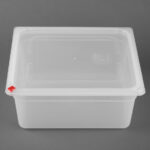 Hygiplas Click PP GN-Behälter 2/3 mit Deckel & 7 farbigen Clips 150mm 12Ltr (4 Stück) – Bild 3