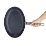 Vogue Aluminium Antihaft-Teflon-Platinum-Plus Oval-Bratpfanne 36cm – Bild 3