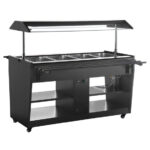 Buffalo Beheizte Buffetbar Schwarz – Bild 2