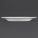 Olympia Whiteware Teller mit breitem Rand 28cm (6 Stück) – Bild 5