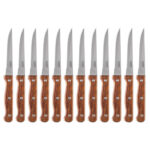 Olympia Steakmesser mit Holzgriff 11,5cm (12 Stück) – Bild 2